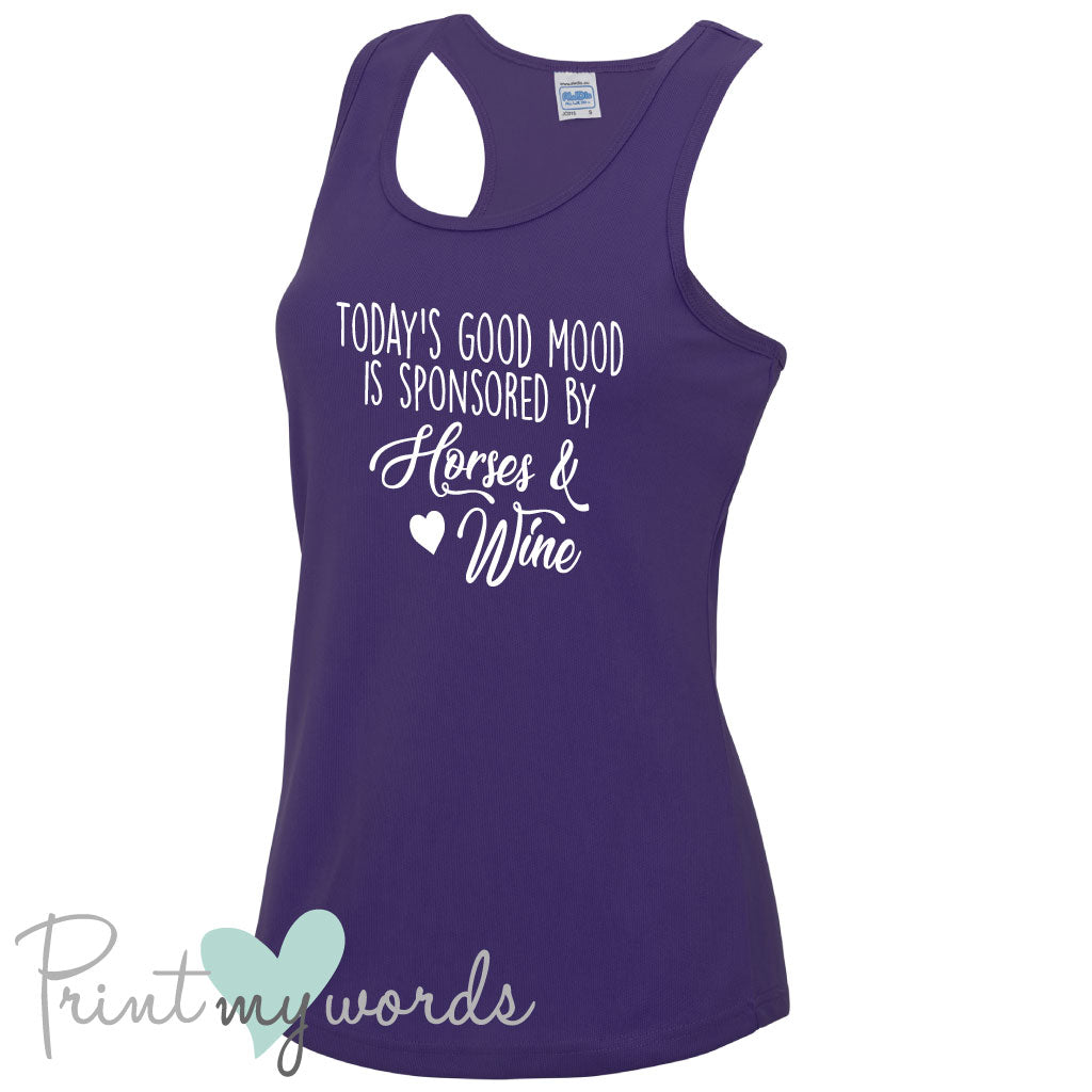 Ladies Today's Good Mood Equestrian Vest Top