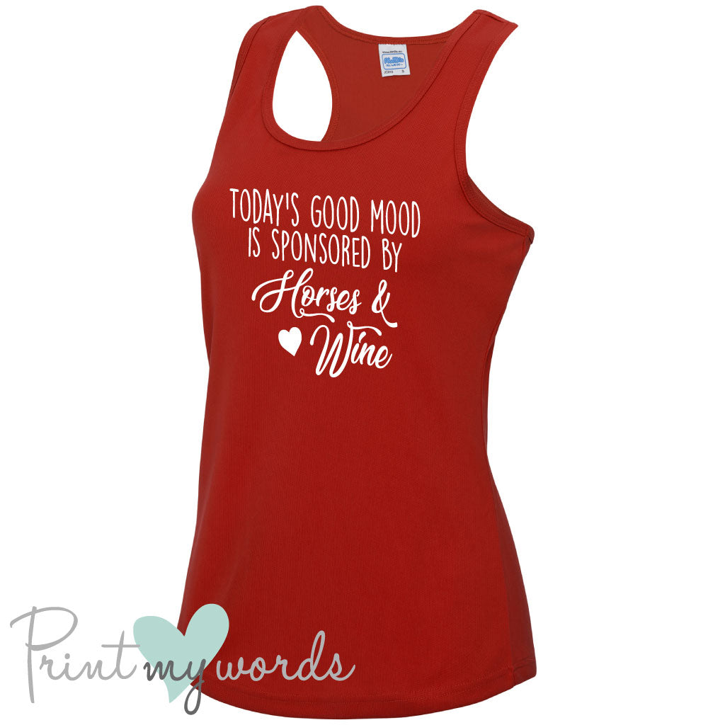 Ladies Today's Good Mood Equestrian Vest Top