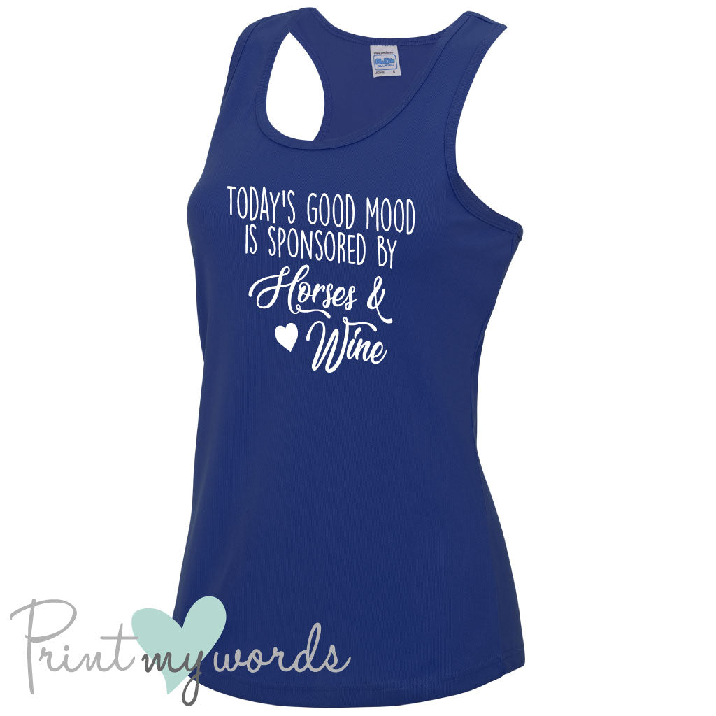 Ladies Today's Good Mood Equestrian Vest Top