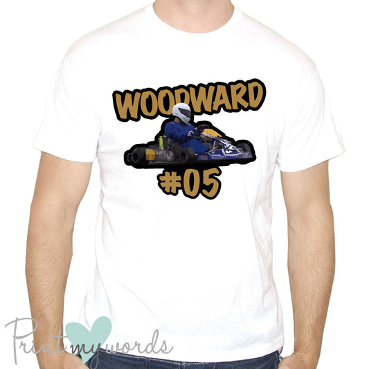 Personalised Go Karting Custom Team T-Shirt