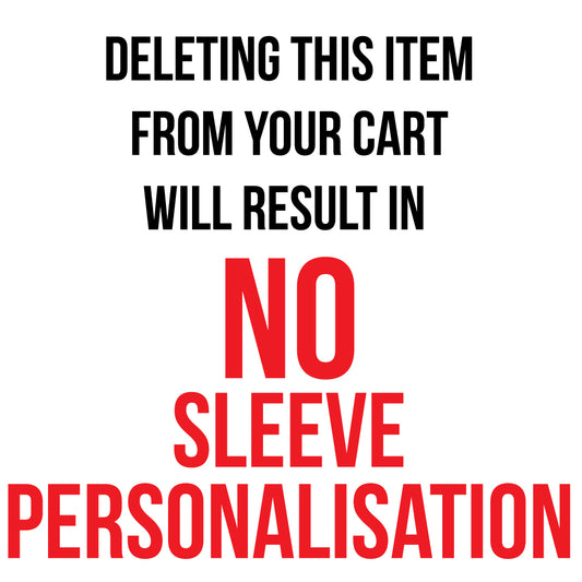 Left Sleeve Personalisation