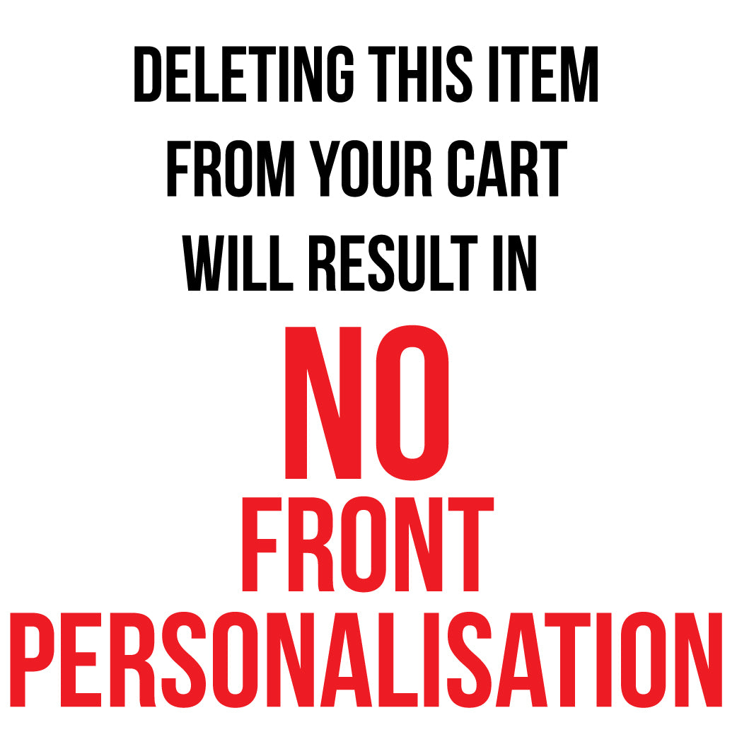 Front Left Chest Personalisation - Glitter