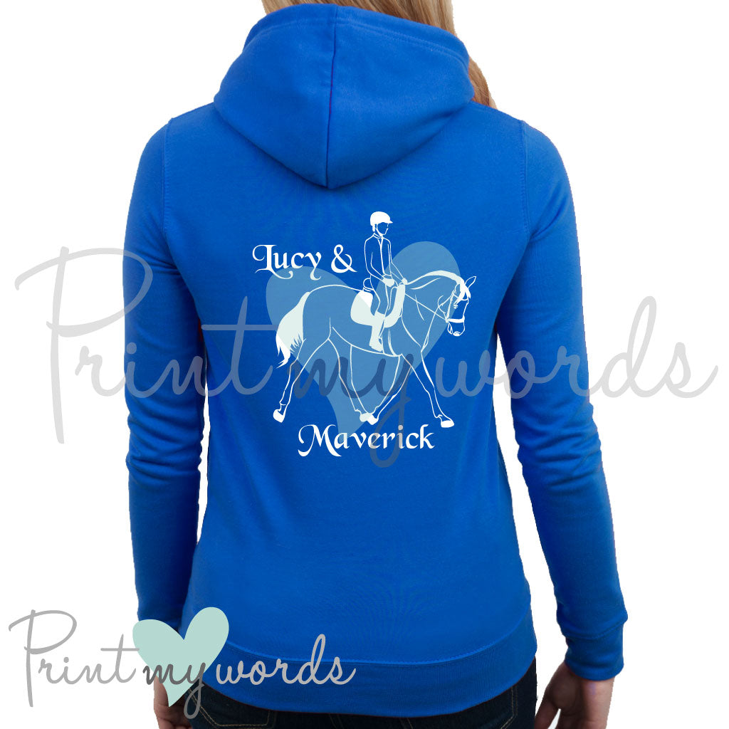 Custom Horse Hoodie | Personalised Equestrian Sweatshirt for Horse Lovers