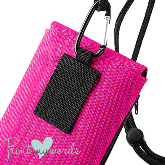 Personalised Write Your Own Message Phone Pouch Wallet