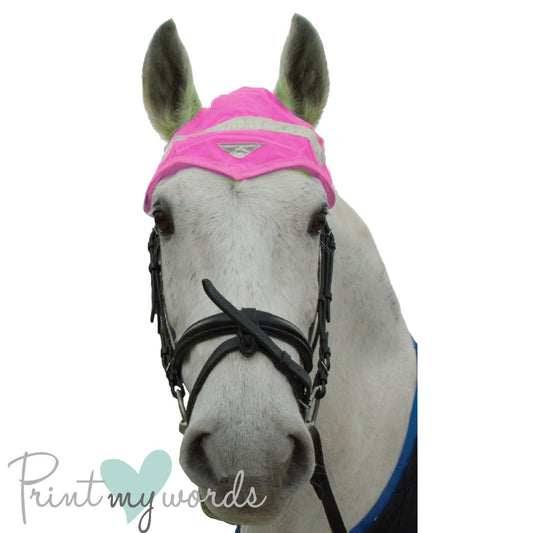 Hozhatz Reflective Horse Headwear