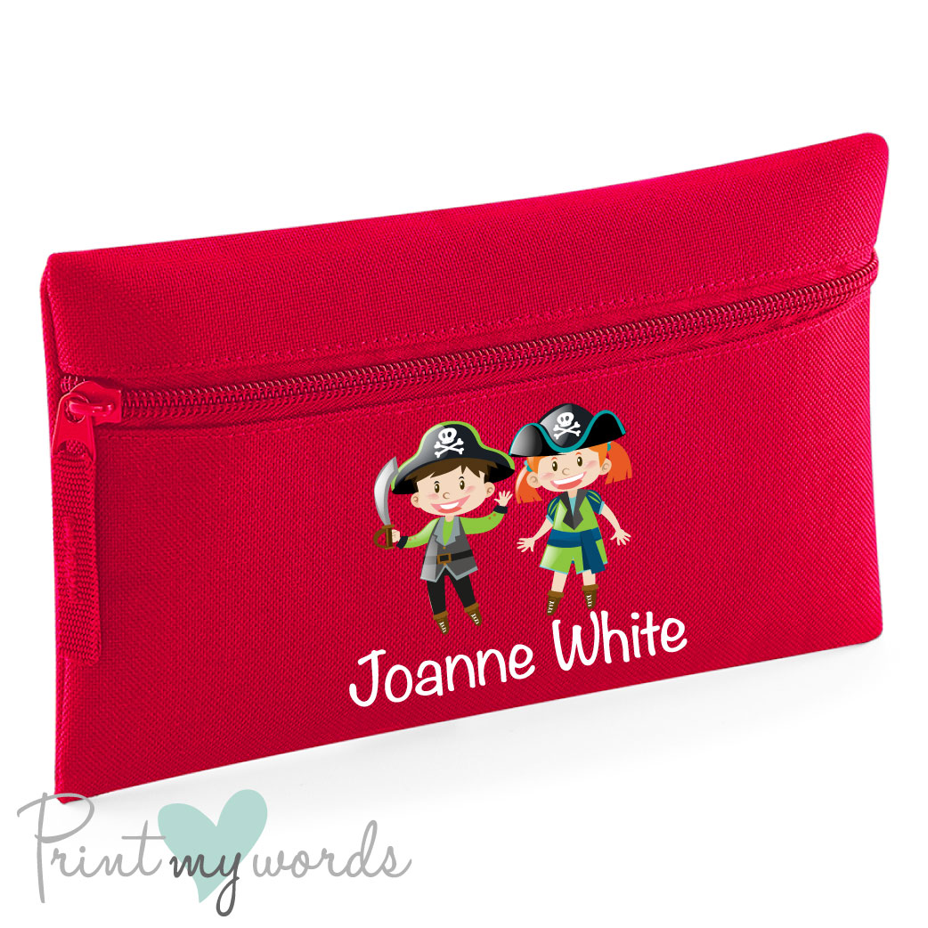 Children's Personalised Pirate Pencil Case