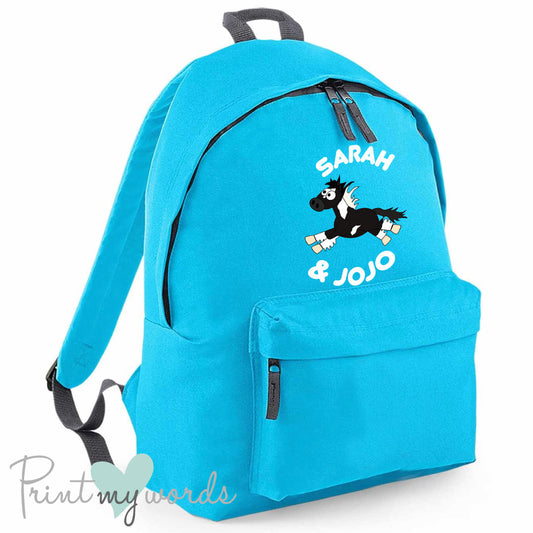 Plodders Children's Personalised Equestrian Rucksack Backpack