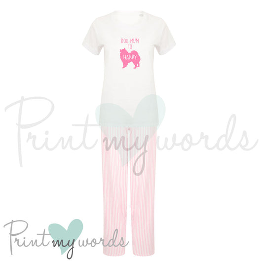 PJ's In A Bag - Personalised Pomeranian Dog Mum Pyjamas