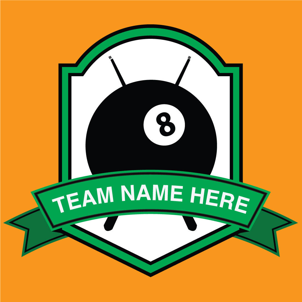 Pool Team Polo Shirt Design 2