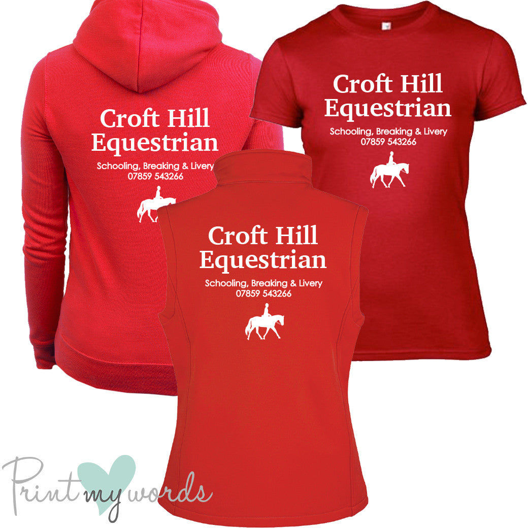 'Erin' Ladies Personalised Matching Equestrian Set - Business Design