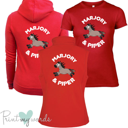 'Erin' Ladies Personalised Matching Equestrian Set - Plodders Design