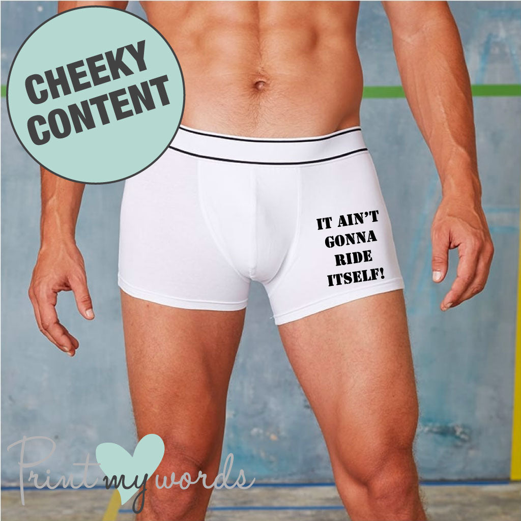 Men's Funny Ride Itself Boxer Shorts