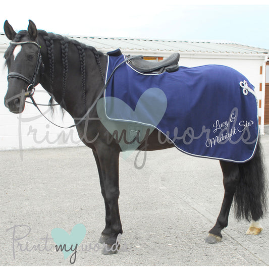 Luxury Personalised Cutaway Fleece Ride-On Rug