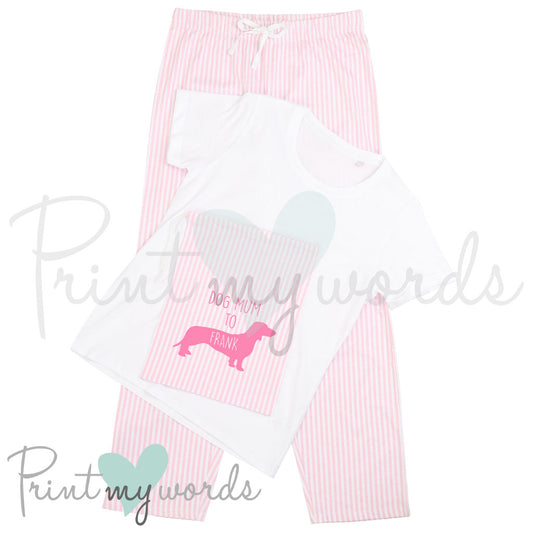 PJ's In A Bag - Personalised Sausage Dog Mum