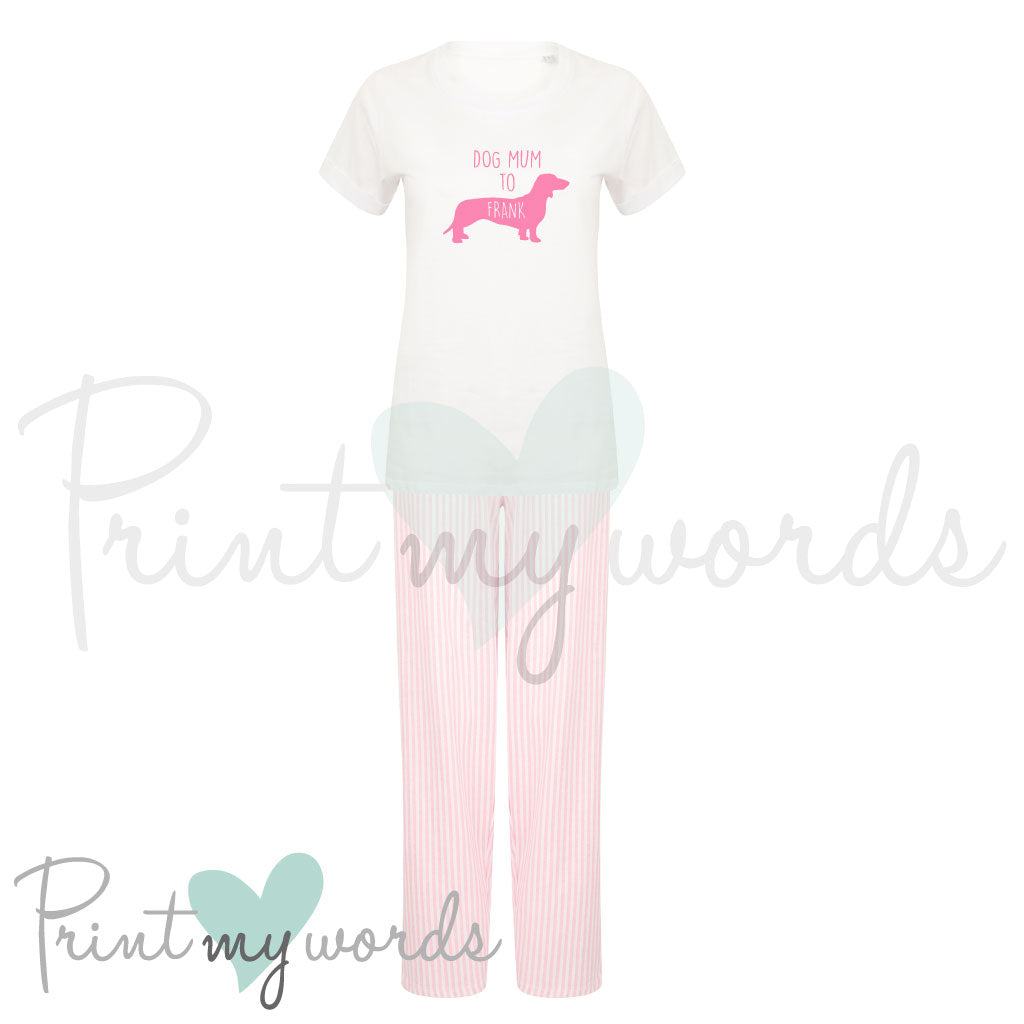 PJ's In A Bag - Personalised Sausage Dog Mum