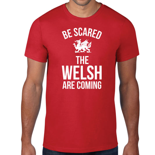 Men's Be Scared Welsh Rugby T-Shirt