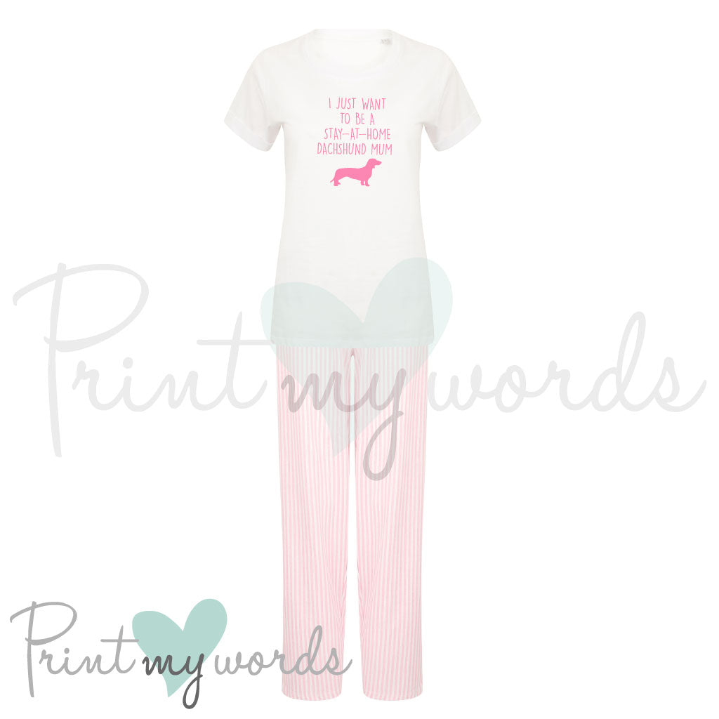 PJ's In A Bag - Stay At Home Dachshund Mum