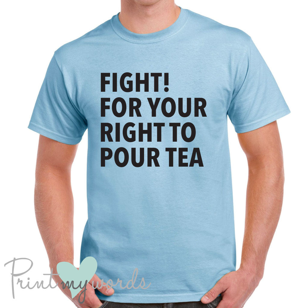 Men's Pour Tea Funny T-Shirt