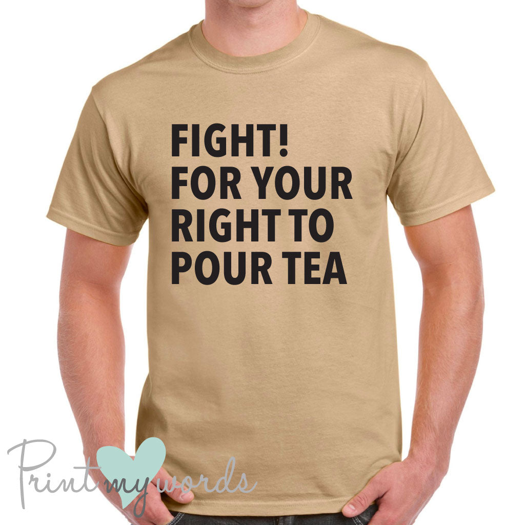 Men's Pour Tea Funny T-Shirt