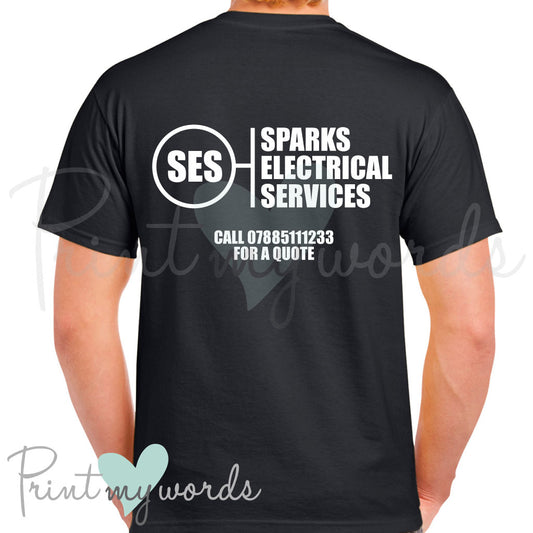 Personalised Workwear T-Shirt - General Logo Template