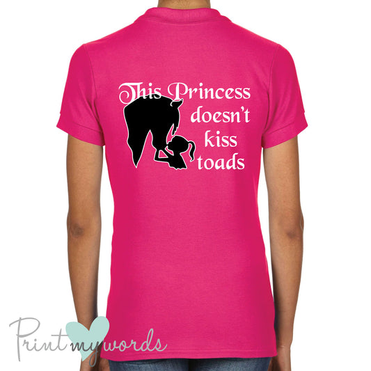Princesses Don't Kiss Toads Equestrian Polo Shirt