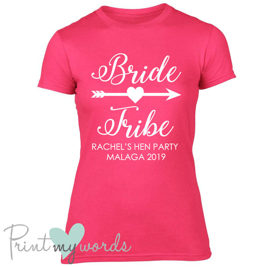 Personalised Bride Tribe Hen Party T-Shirt
