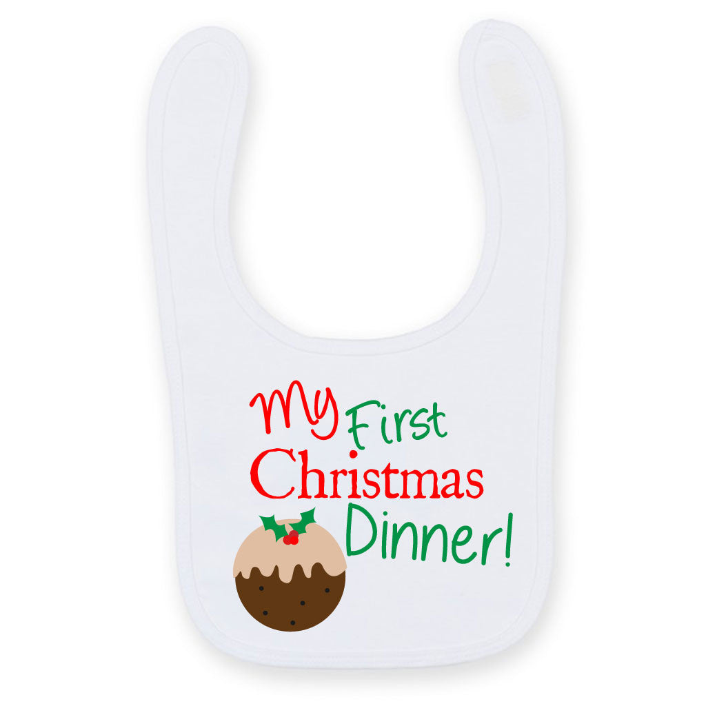 Baby's 1st Christmas Dinner Bib
