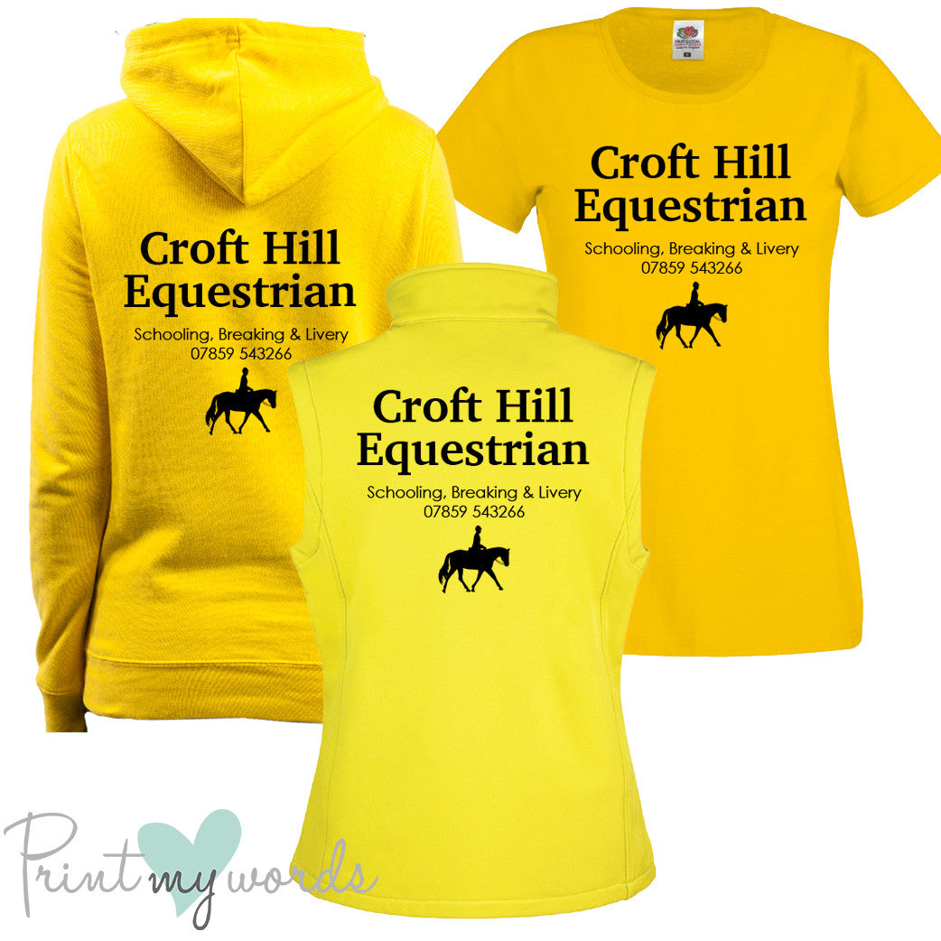 'Erin' Ladies Personalised Matching Equestrian Set - Business Design