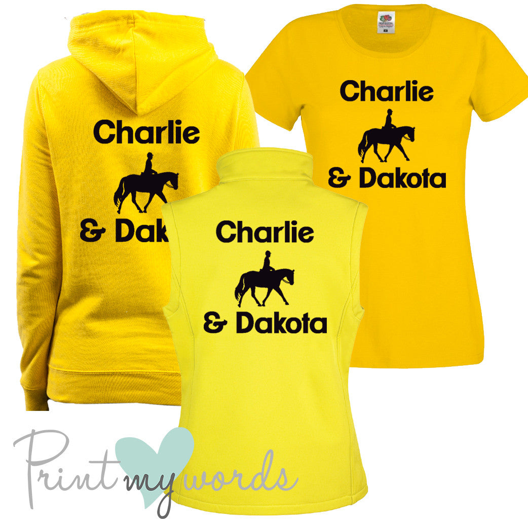 'Erin' Ladies Personalised Matching Equestrian Set - Dressage Design