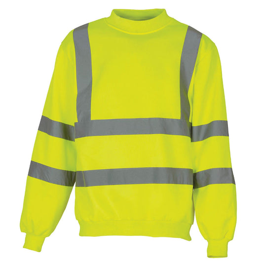 Unisex Hi-Vis Reflective Jumper/Sweatshirt - HORSES SLOW DOWN PASS WIDE