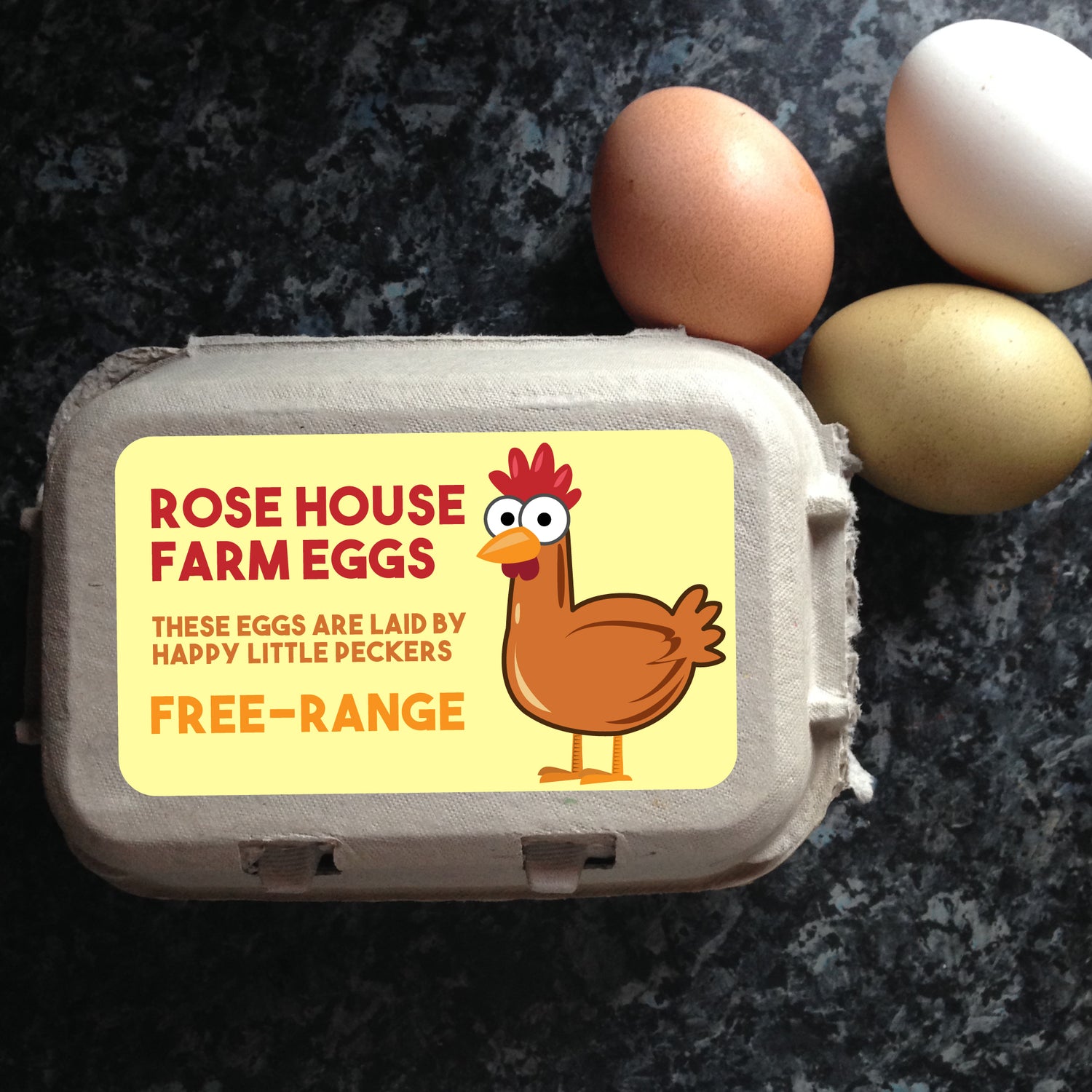 Egg Box Labels
