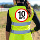 High Visibility Hi Vis Equestrian Reflective Vest Tabard Waistcoat 10MPH hi-viz