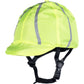 Official PW&S High Visibility Equestrian Reflective Hat Cover With Camera Symbol