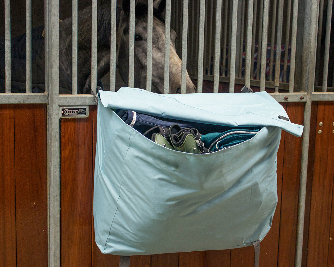 Personalised Equestrian Horse Stable Storage Bag Tidy - Bold Design