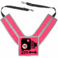 SQUARE Official PW&S High Visibility Equestrian Reflective Horse Breastplate With Camera Symbol and 2m Distance