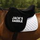 Personalised Fleece Saddle Cover for Horses – Custom Saddle Protector - Bold Design