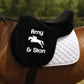 Personalised Fleece Saddle Cover - Jumping Design