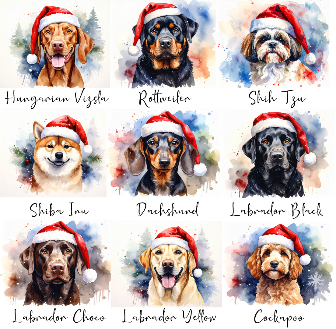 Any Dog Breed – Personalised Christmas Dog Treat Box – Festive Puppy Treats – Dog Xmas Gift Box – Dogs Christmas Present