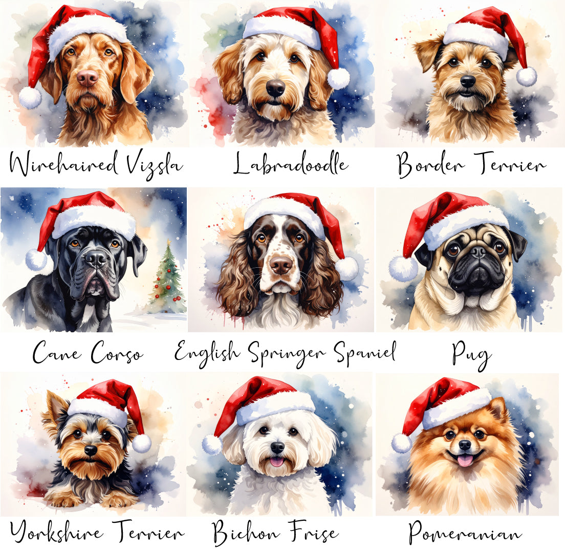 Any Dog Breed – Personalised Christmas Dog Treat Box – Festive Puppy Treats – Dog Xmas Gift Box – Dogs Christmas Present