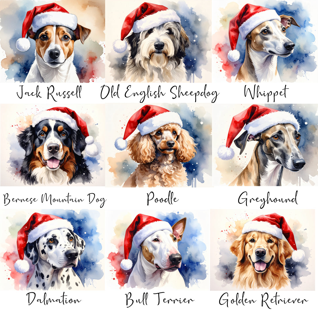 Any Dog Breed – Personalised Christmas Dog Treat Box – Festive Puppy Treats – Dog Xmas Gift Box – Dogs Christmas Present