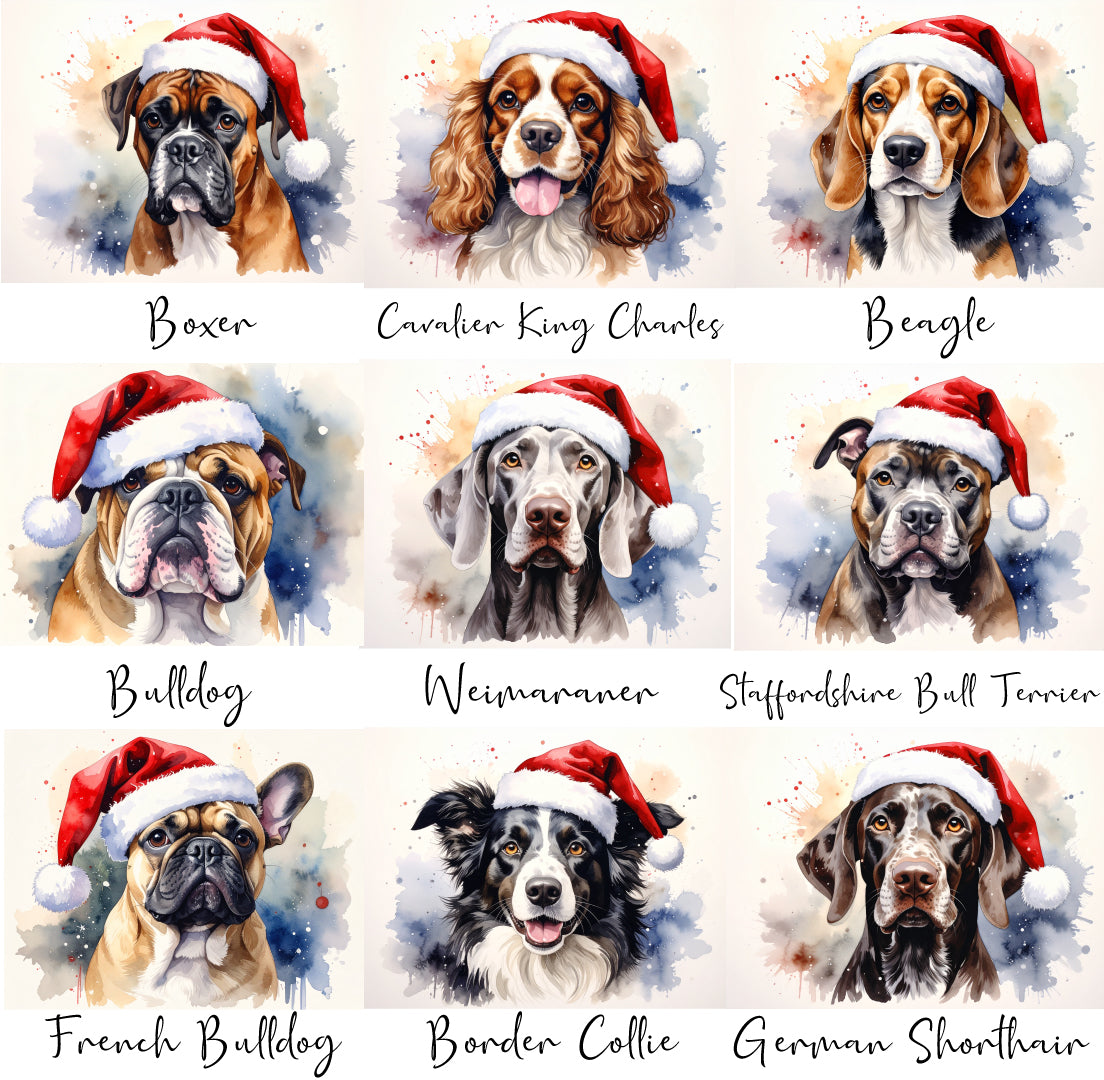 Any Dog Breed – Personalised Christmas Dog Treat Box – Festive Puppy Treats – Dog Xmas Gift Box – Dogs Christmas Present