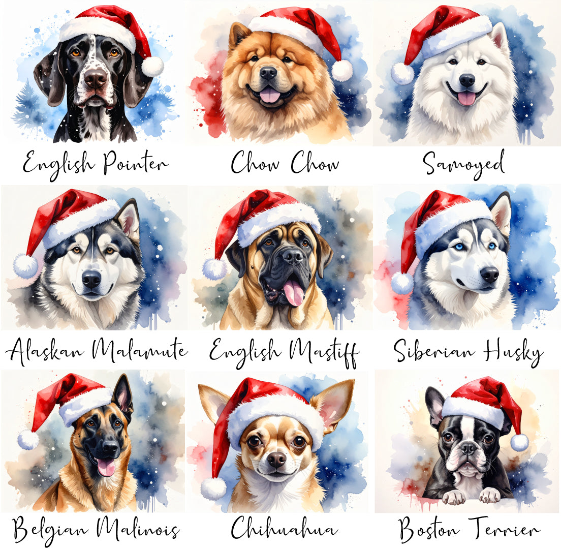 Any Dog Breed – Personalised Christmas Dog Treat Box – Festive Puppy Treats – Dog Xmas Gift Box – Dogs Christmas Present