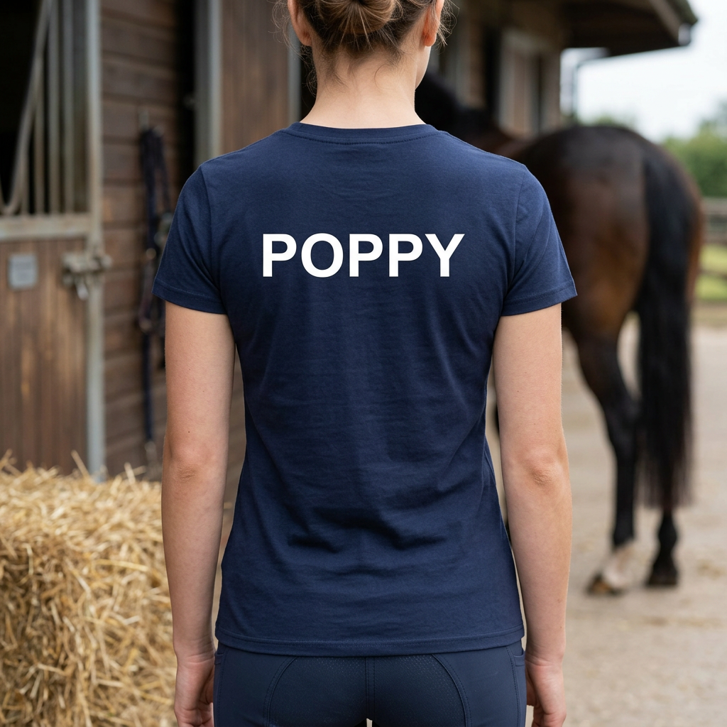 My Warmblood Is A Wanker | Funny Warmblood Horse T-Shirt & Polo Shirt