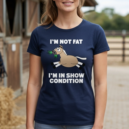 Plodders Show Condition | Funny Horse T-Shirt & Equestrian Polo Shirt