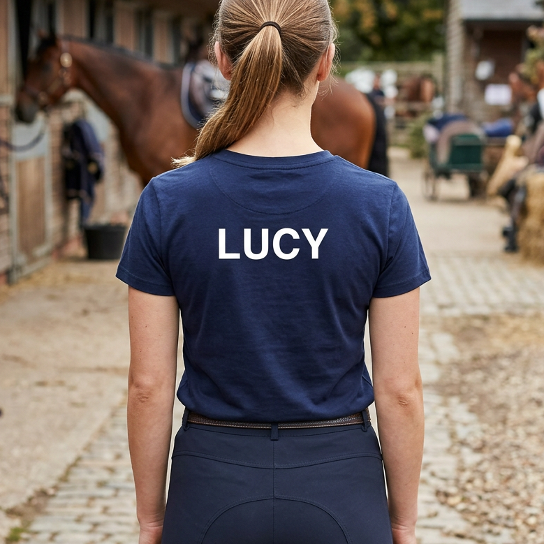 Born To Ride, Forced To Work | Funny Horse Riding T-Shirt & Polo