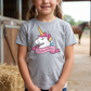 Personalised Unicorn T-Shirt & Polo Shirt | Custom Name Equestrian Clothing