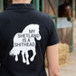 My Shetland Is A Shithead | Funny Shetland Pony T-Shirt & Polo Shirt