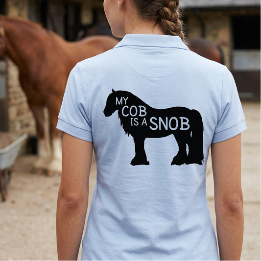 My Cob Is A Snob | Funny Cob Horse T-Shirt & Polo Shirt
