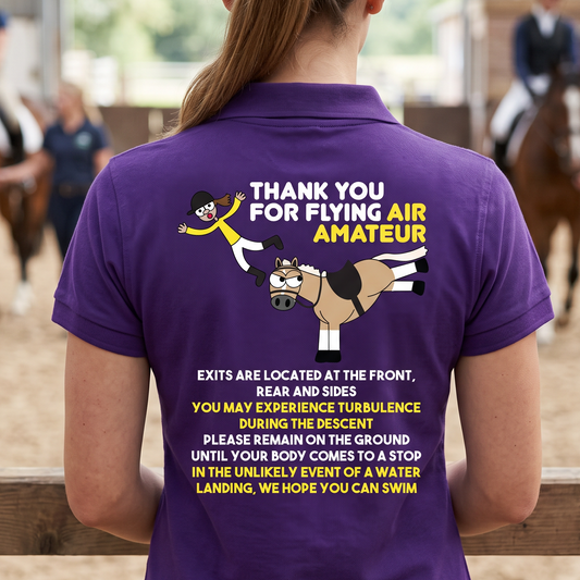 Plodders Funny Air Amateur Equestrian Polo Shirt