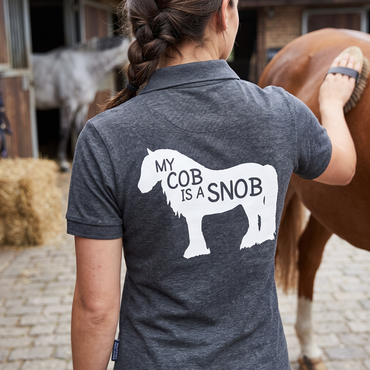 My Cob Is A Snob | Funny Cob Horse T-Shirt & Polo Shirt